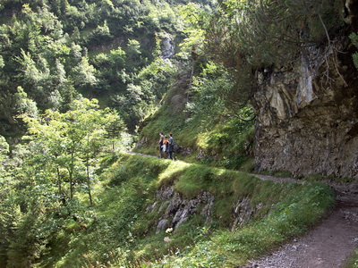 Der Weg im unteren Bereich