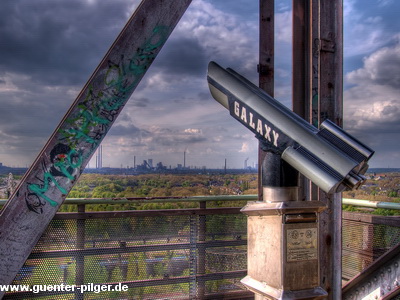 Aussicht vom Hochofen gen Westen zum ThyssenKrupp-Stahlwerk in DU-Marxloh