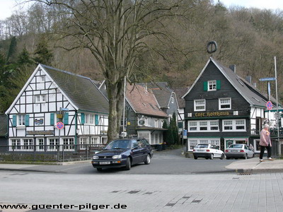 Solingen, Stadtteil Burg, am Fuße der Burg