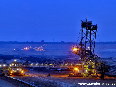 Bagger 258 mit Bandbrücke und Bandladegerät