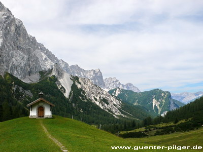 Blick vom Gasthaus Richtung Westen.