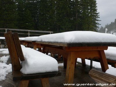 Anfang Sept. 25 cm Neuschnee auf 1250m Höhe