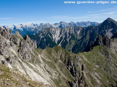 Blick auf den Freiunger Höhenweg