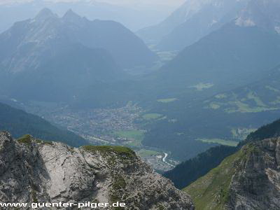 Blick auf Mittenwald