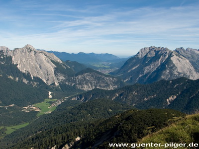 Blick Richtung Mittenwald 