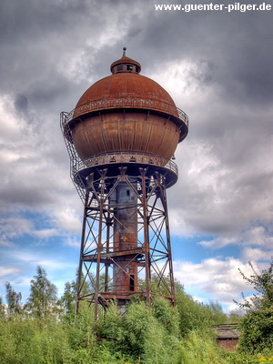 Wasserturm Duisburg-Bissingheim Ringlokschuppen