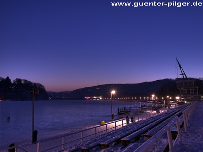 Baldeneysee am 10. Jan. 2009, 17:30Uhr