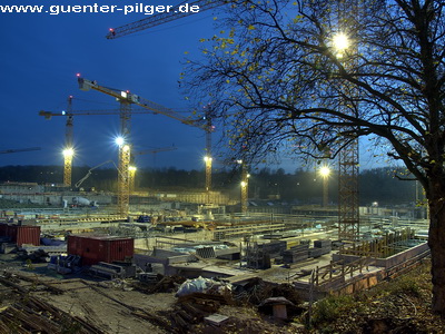 Baustelle Ruhrgas am 11. Nov. 2008