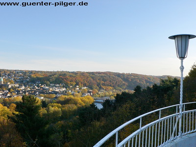 Aussicht von der Platte auf Werden