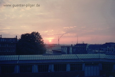 Sonnenuntergang an der Hoffnungsstr