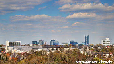 Aussicht vom Grugaturm in Essen