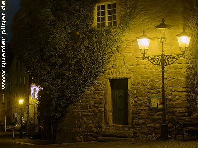 Blücherturm am Abend