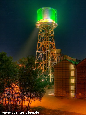 Wasserturm an der Bochumer Jahrhunderthalle