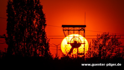 Sonnenuntergang Zeche Teutoburgia