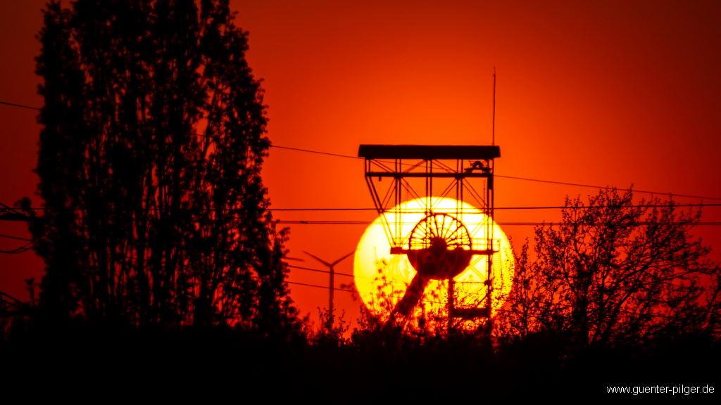 Sonnenuntergang Zeche Teutoburgia