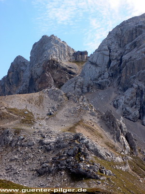 Anstieg nach dem Hochplateau