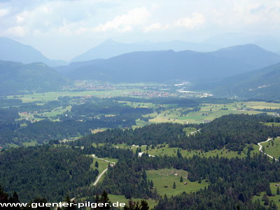 Isartal Richtung Krün und Wallgau