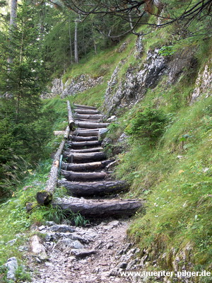 Treppe, eine typisches Wegstück