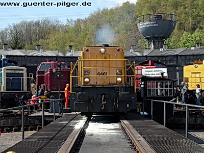 Drehscheibe am Ringlokschuppen