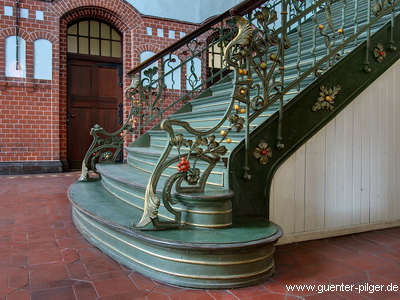 Treppe im Verwaltungsgebäude