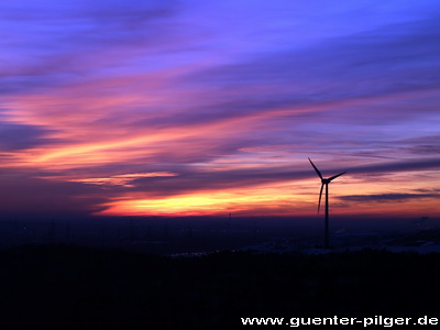 Kurz nach Sonnenuntergang