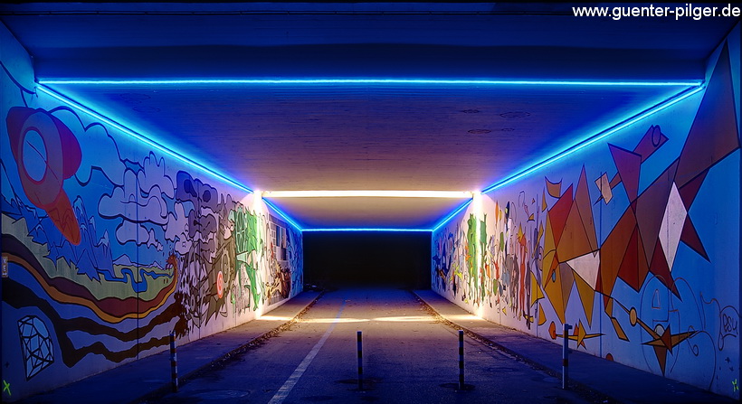 Fußgängertunnel Oberhausen, unter der A42 zwischen Arminstr. und Haus Ripshorst