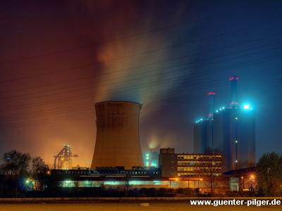 RWE-Kraftwerk in Duisburg Wanheim mit HTK