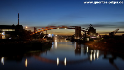 Sonnenuntergang Duisburg-Außenhafen