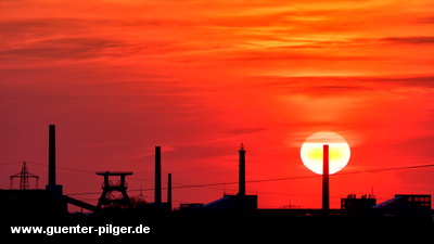 Sonnenuntergang Zollverein