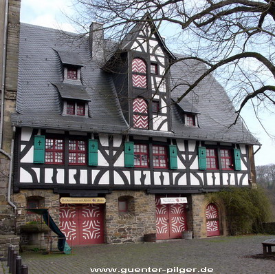 Fachwerk an der Burg